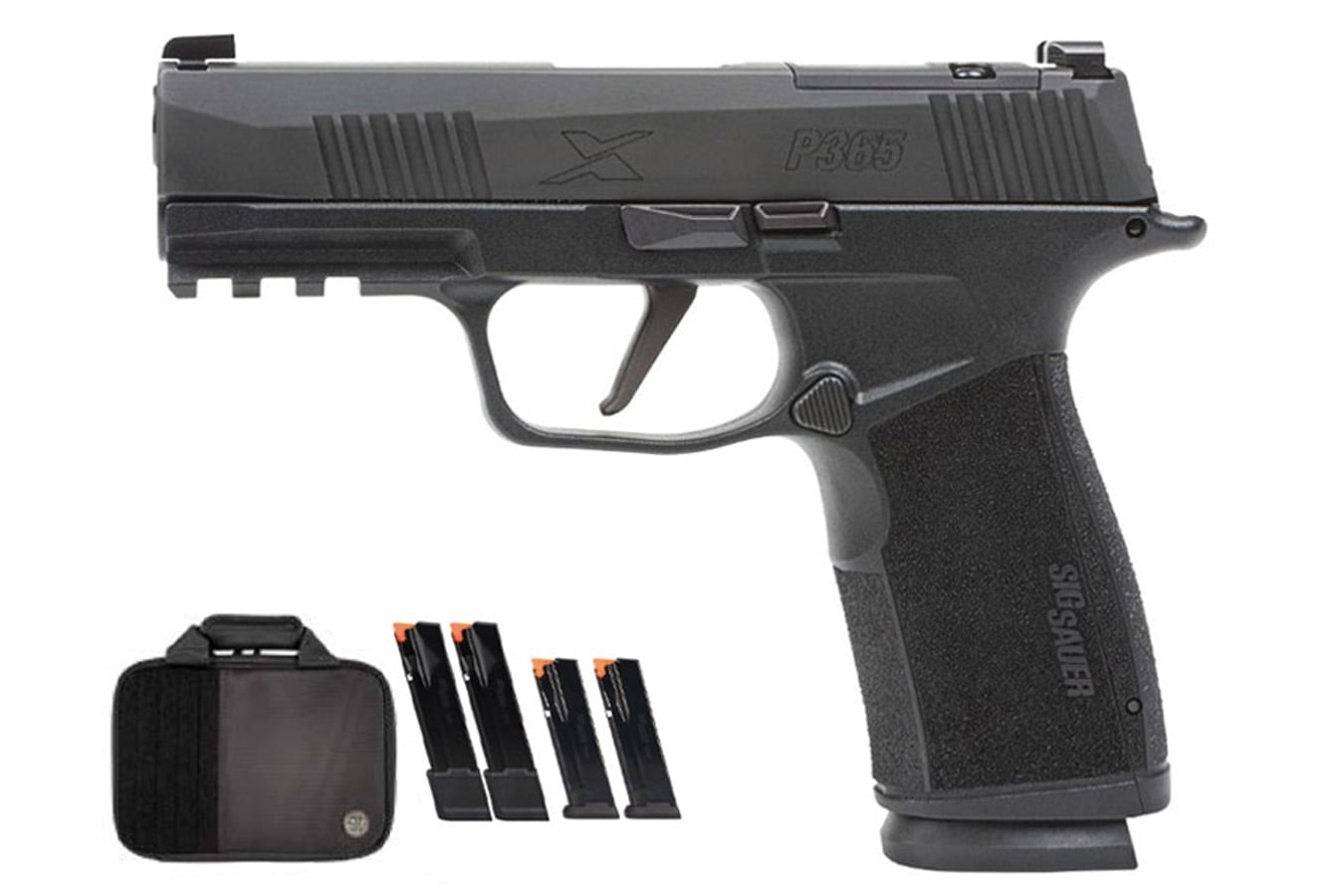 SIG SAUER P365 X-Macro 9mm Optic Ready Pistol with 5 Magazines and Savior Bag